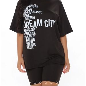 Dream City Biker Short Set